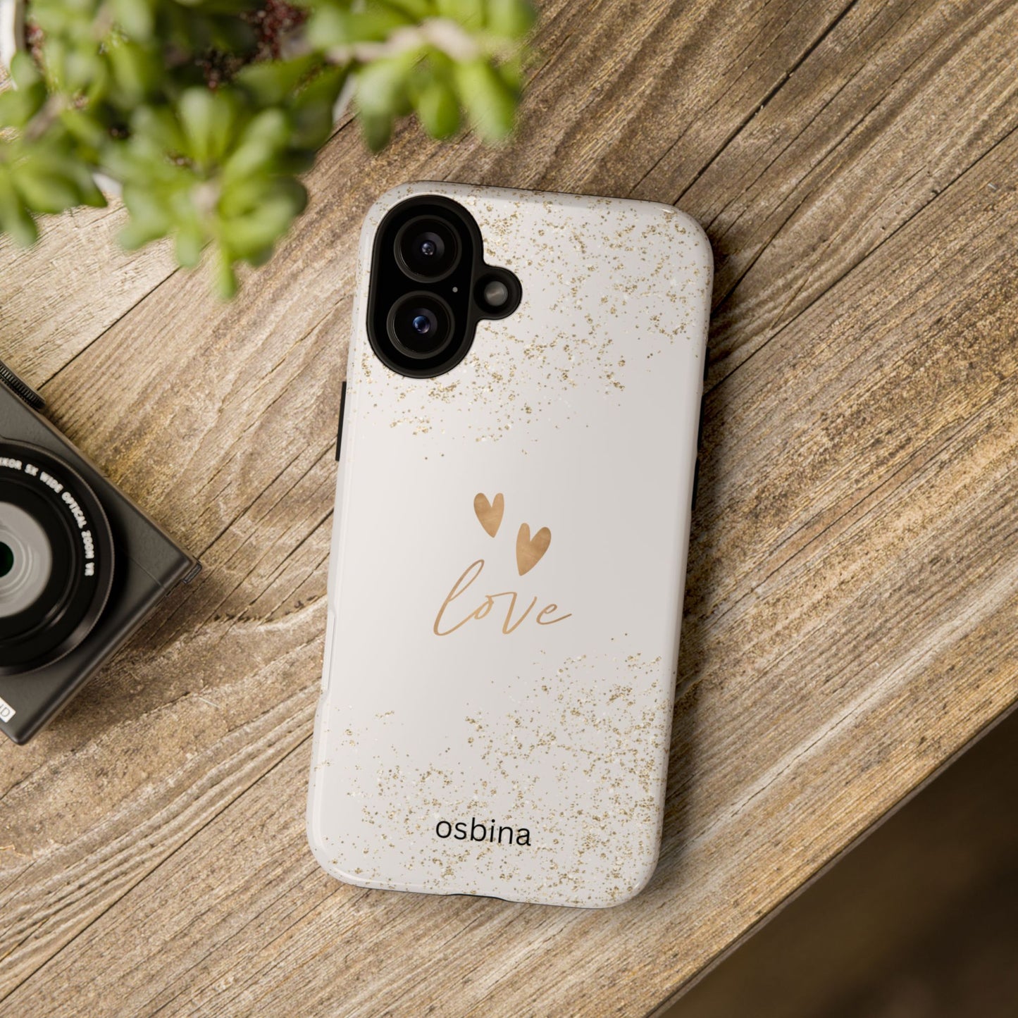 osbina | Golden Amour Phone Case | Modern Muse Collection