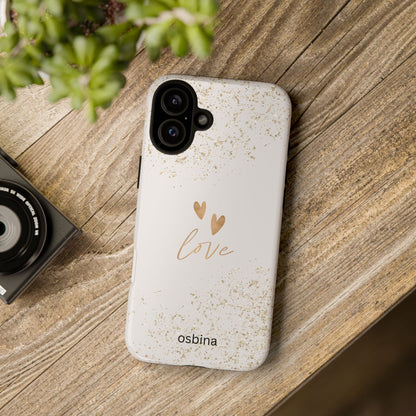 osbina | Golden Amour Phone Case | Modern Muse Collection