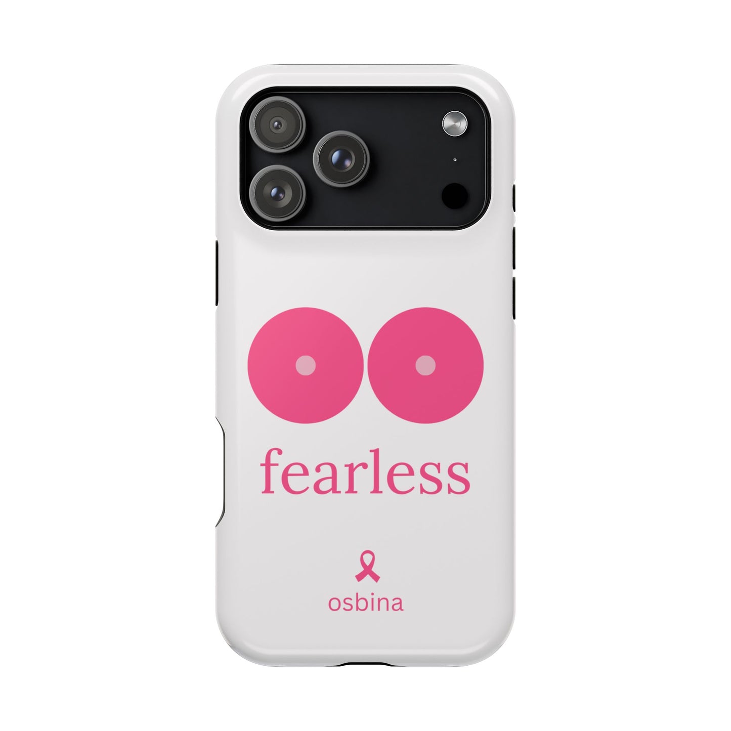 osbina |  MagSafe compatible for iPhone | Limited Edition The Fearless Tatas Case in Light Pink + Soft Pink + Hot Pink | The Pink October Collection | Inspired By