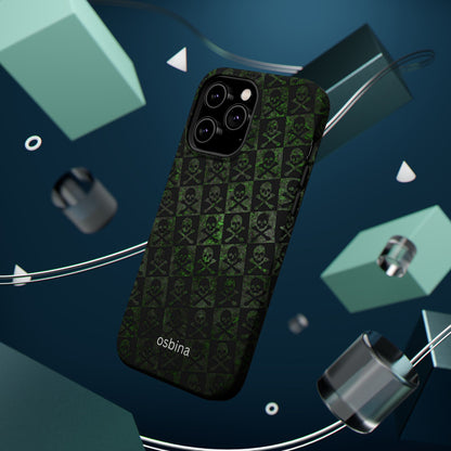osbina | MagSafe compatible for iPhone | Skull & Crossbones Phone Case | Season Collective Collection
