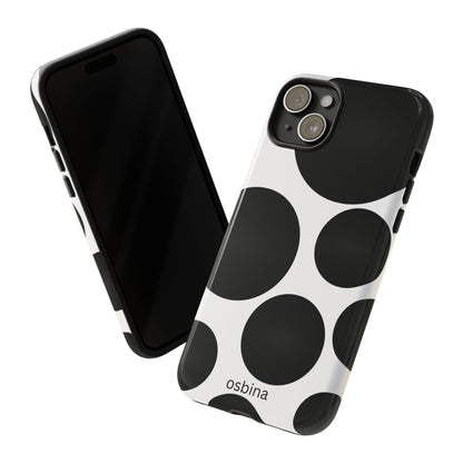 osbina | The Noir Bubbles Phone Case | Modern Muse Collection