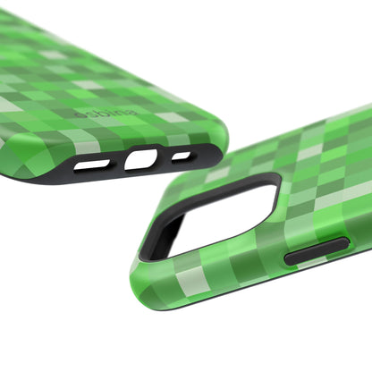 osbina | MagSafe compatible for iPhone | Mosaic Viridis Phone Case | Color Edit Collection