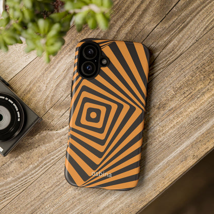osbina | Step Into the Zone — The Orange + Black Spiral Case | The Season Collective