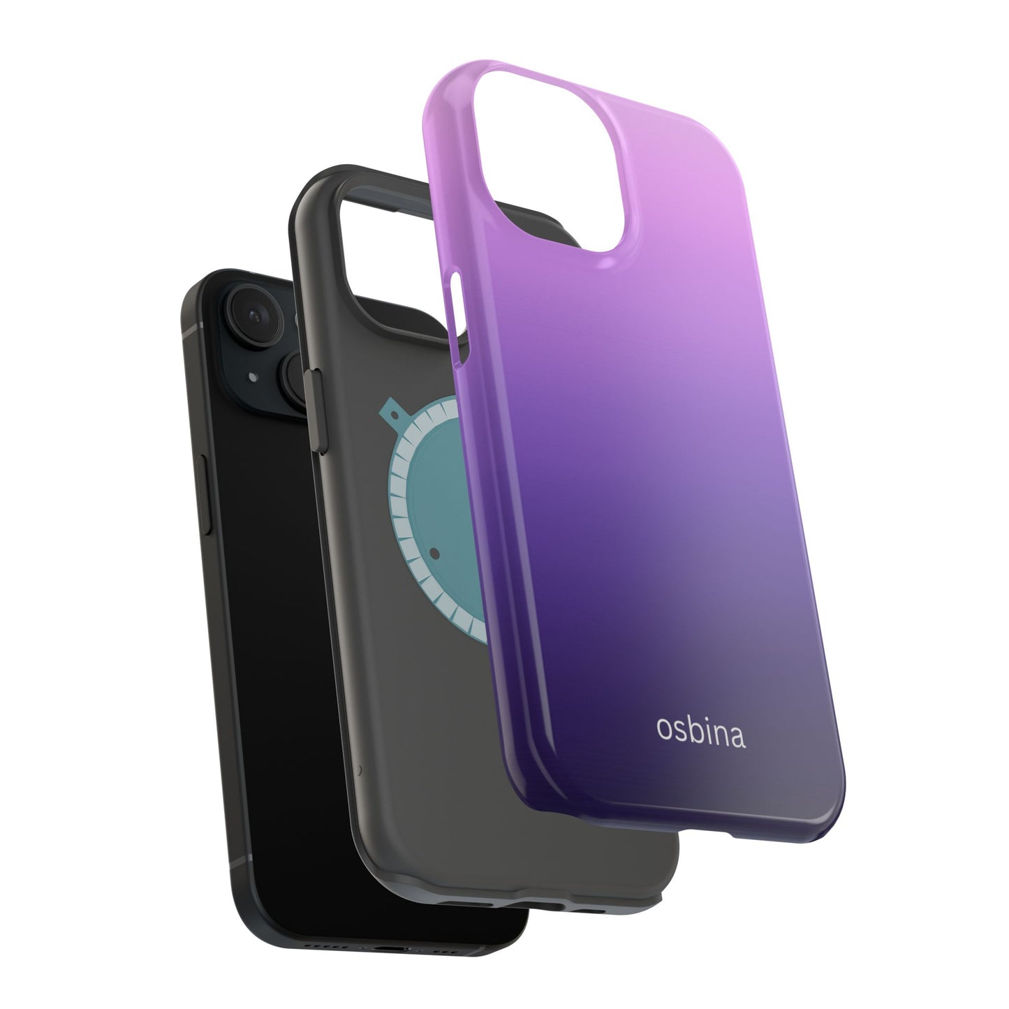 osbina | MagSafe compatible for iPhone | The Violet Haze Phone Case | Color Edit Collection