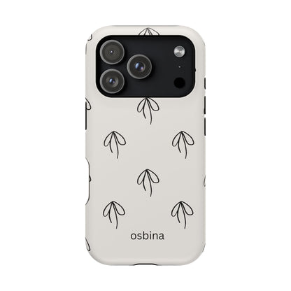 osbina | MagSafe compatible for iPhone | Linéa Flora Minimalistic Flower Phone Case | Modern Muse Collection
