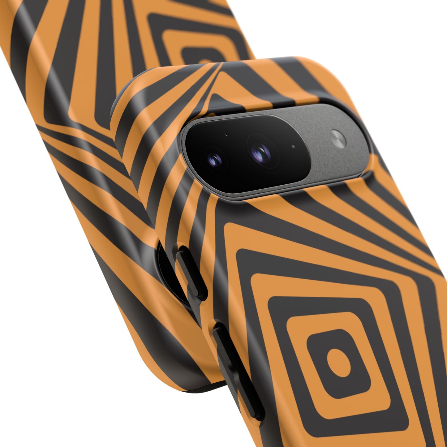 osbina | Step Into the Zone — The Orange + Black Spiral Case | The Season Collective