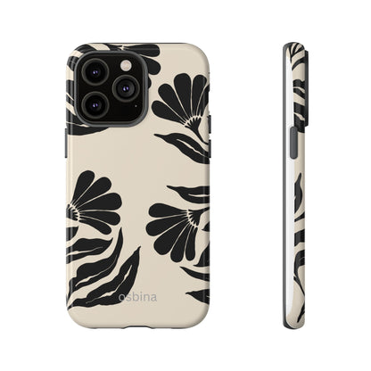 osbina | Obsidian Bloom Flower Phone Case | Modern Muse Collection