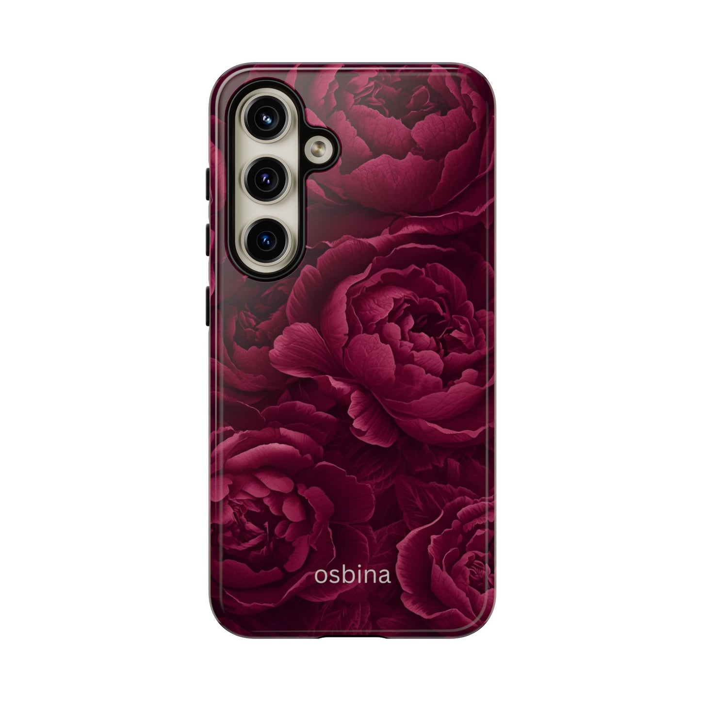 osbina | The Burgundy Peony Designer Case