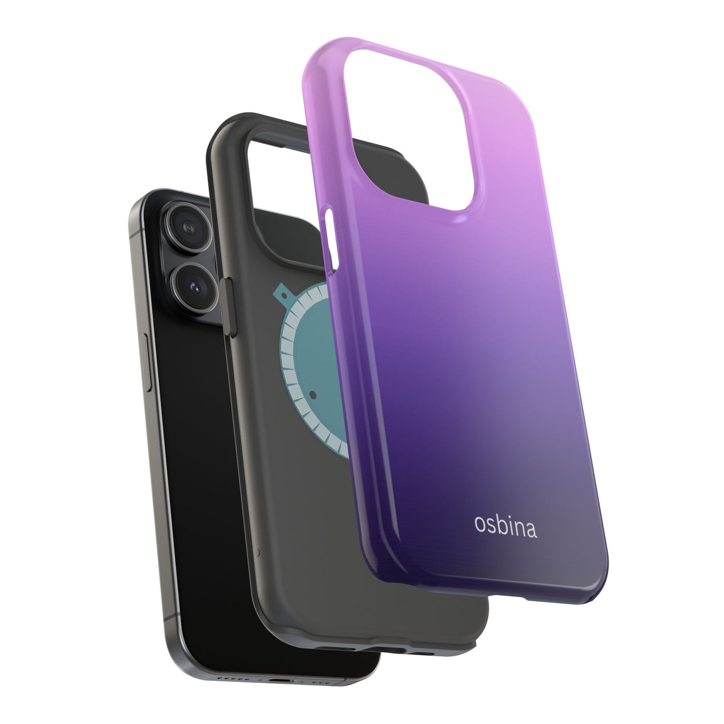 osbina | MagSafe compatible for iPhone | The Violet Haze Phone Case | Color Edit Collection