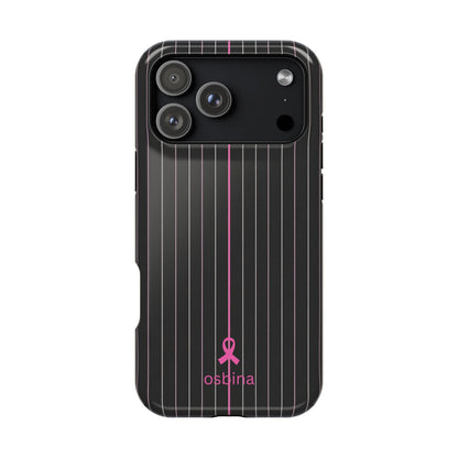 YAYOU The Pink Pinstripe Designer Case | osbina
