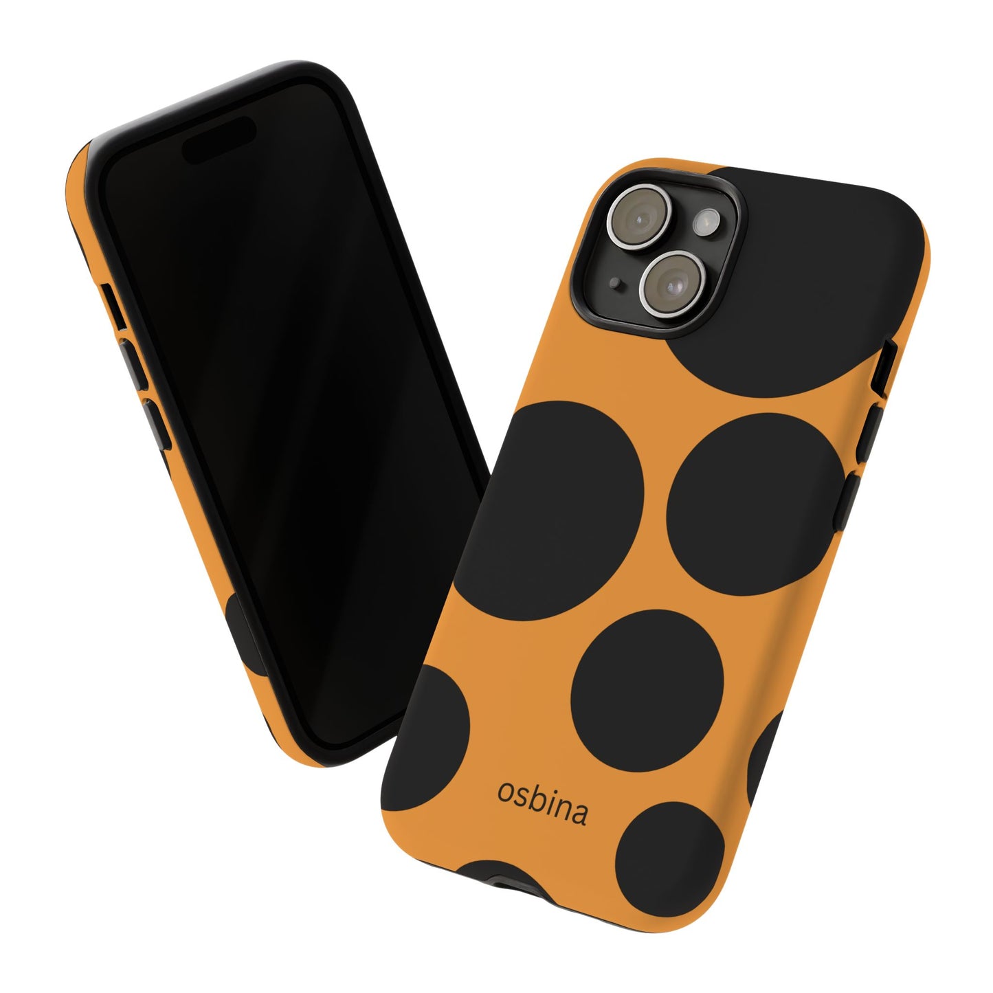osbina | The Bubble Statement Case in Orange + Black | The Season Collective