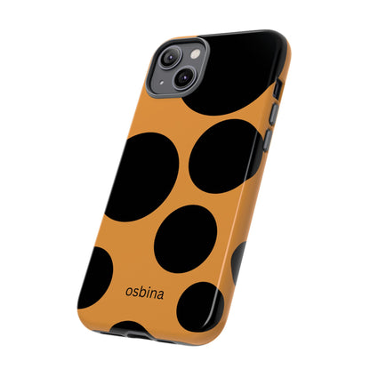osbina | The Bubble Statement Case in Orange + Black | The Season Collective