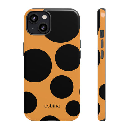 osbina | The Bubble Statement Case in Orange + Black | The Season Collective