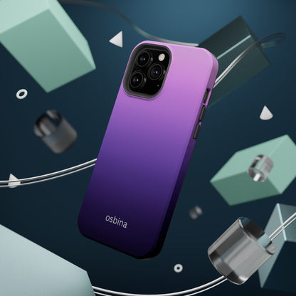 osbina | MagSafe compatible for iPhone | The Violet Haze Phone Case | Color Edit Collection