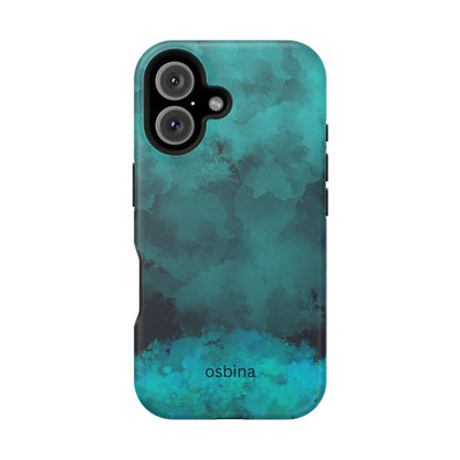 osbina | MagSafe compatible for iPhone | Midnight Aurora Phone Case | Modern Muse Collection