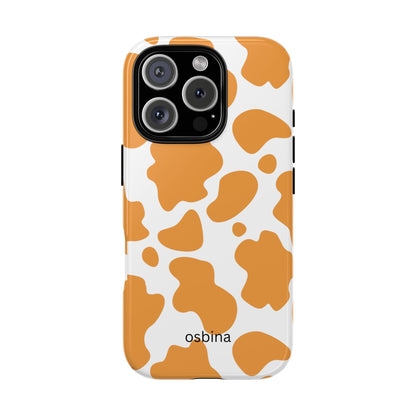 osbina | Holy Cow, It’s Chic — The Orange Cow Print Case | The Season Collective