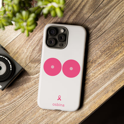osbina | Limited Edition The Check Your Tatas Case in Light Pink + Soft Pink + Hot Pink | The Pink October Collection | Inspired By