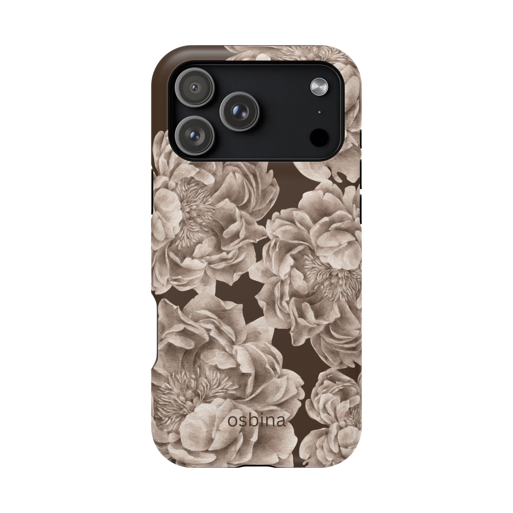 osbina | Peony Espresso Designer Case