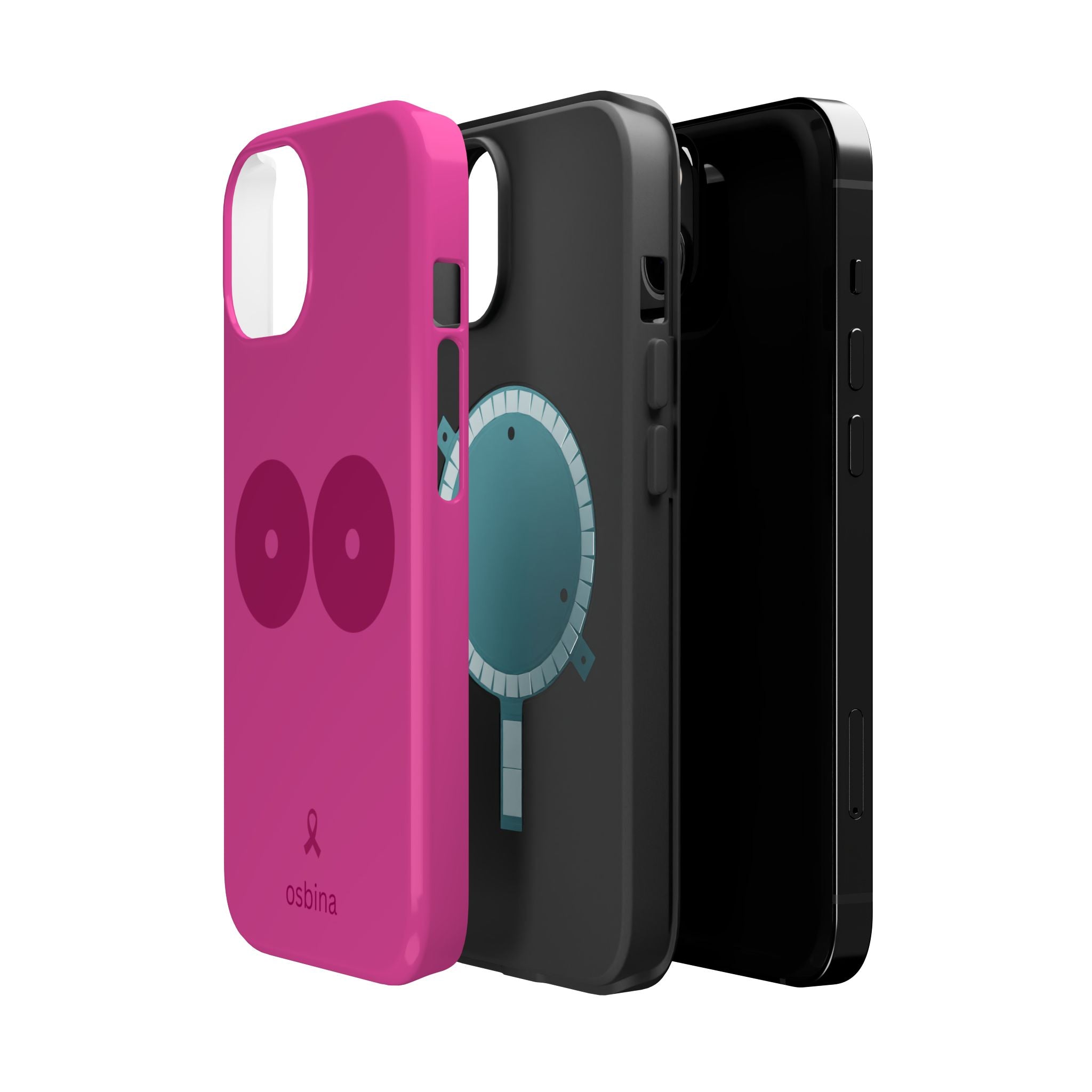YAYOU MagSafe for iPhone | Power in Pink Designer Case | osbina