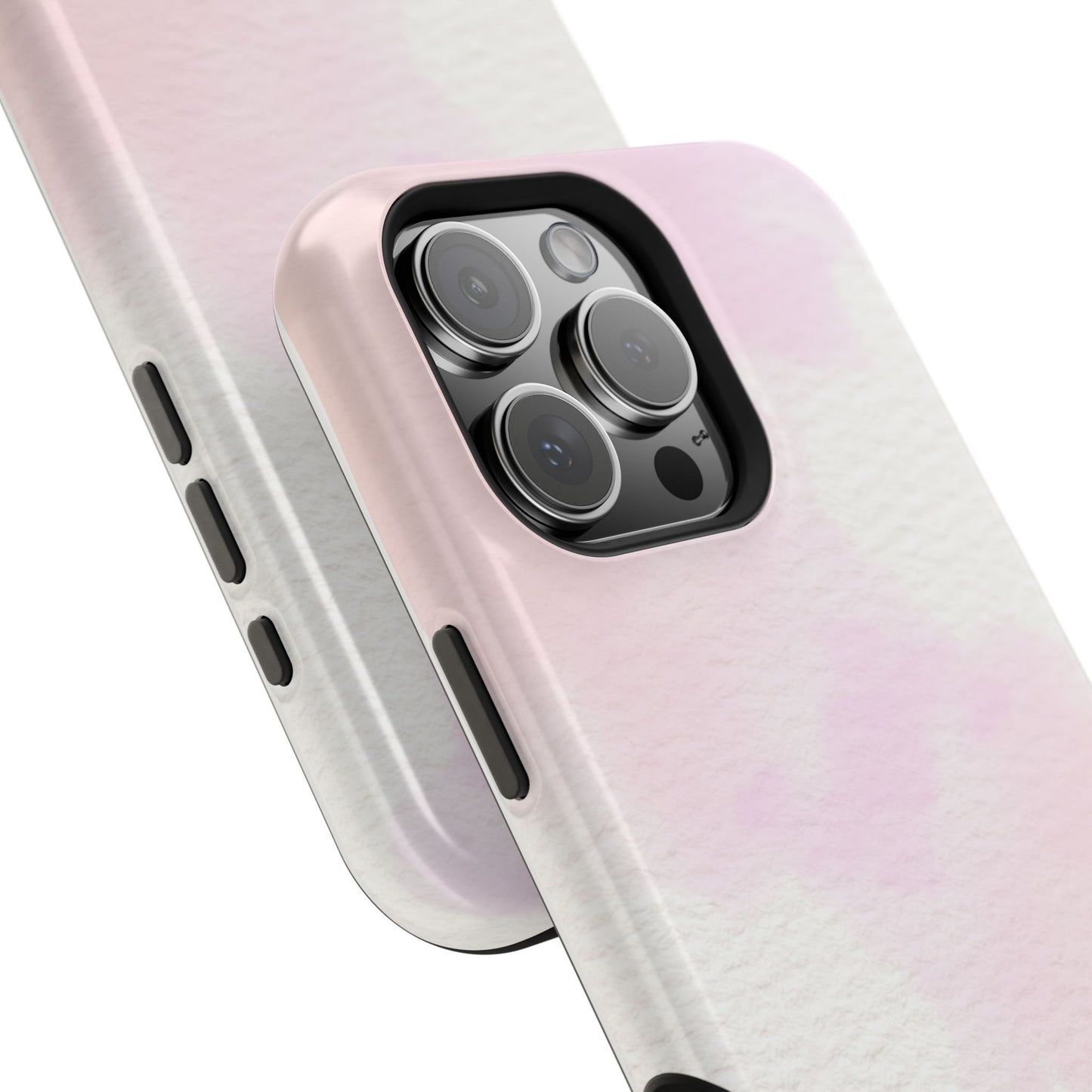 osbina | MagSafe compatible for iPhone | Pink Cotton Cloud Phone Case | Modern Muse Collection