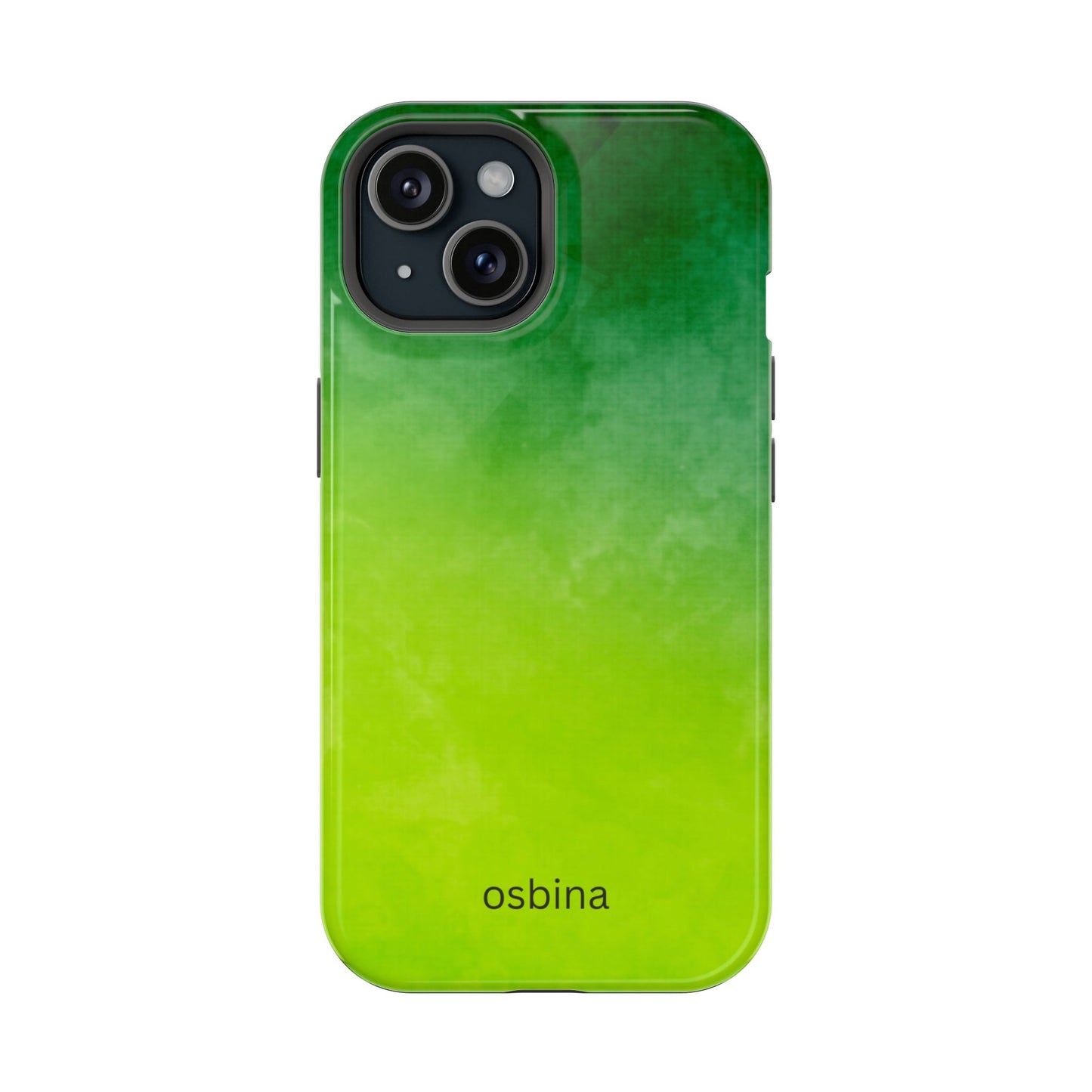 osbina | MagSafe compatible for iPhone | The Verde Glow Phone Case | Color Edit Collection