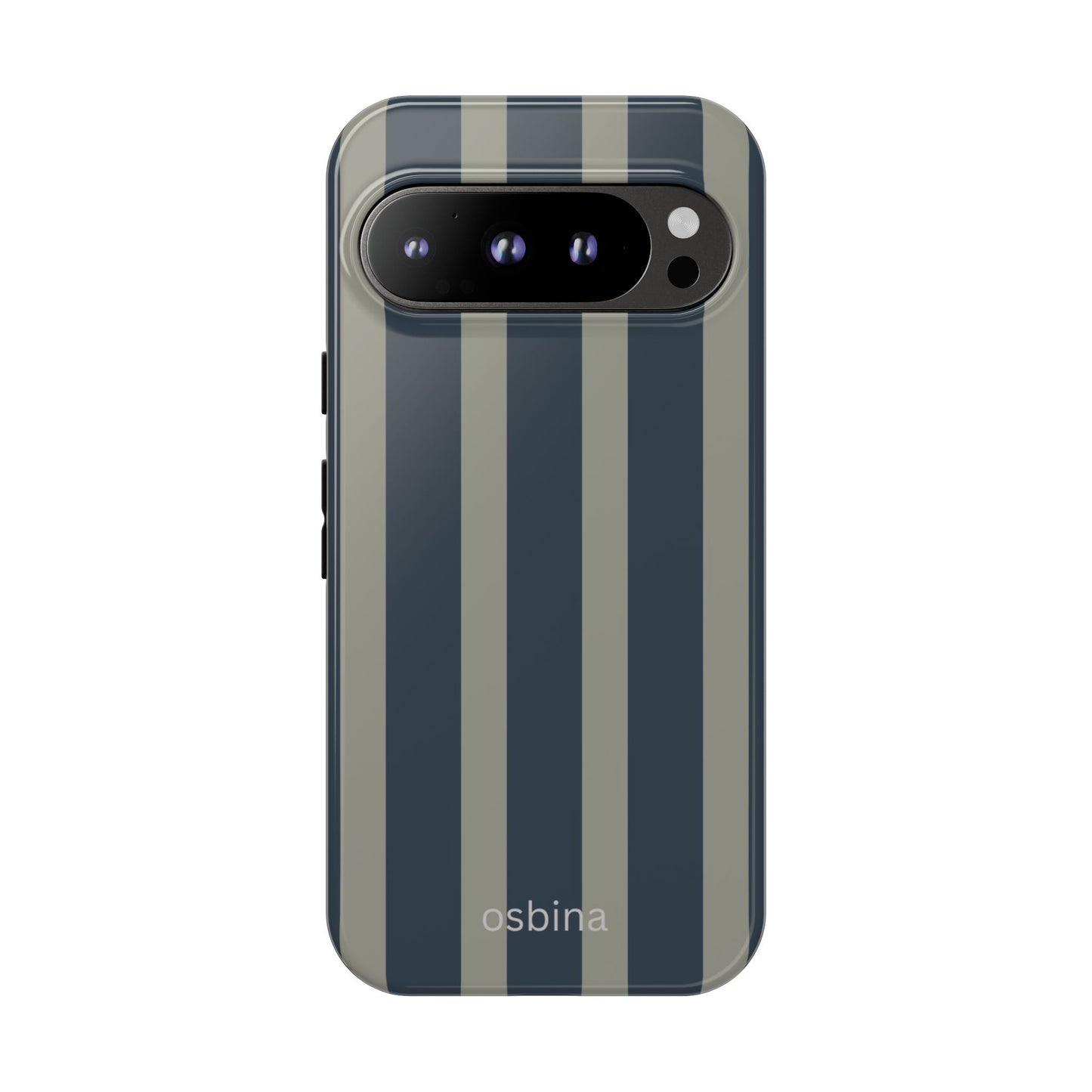 osbina | Grayhaven Navy & Gray Sophisticated Phone Case | Modern Muse Collection