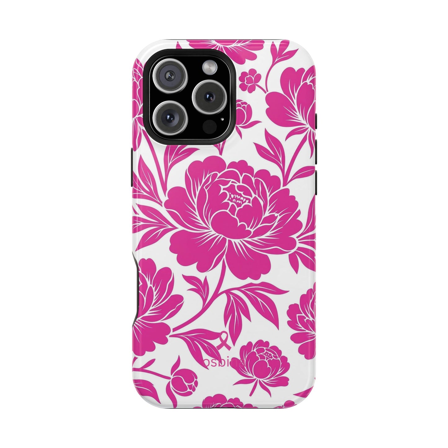 YAYOU MagSafe for iPhone | Peonies in Pink Designer Case | osbina