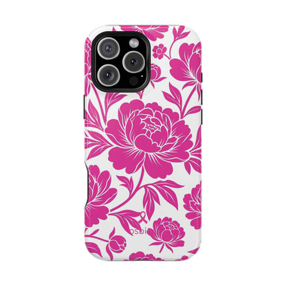 YAYOU MagSafe for iPhone | Peonies in Pink Designer Case | osbina