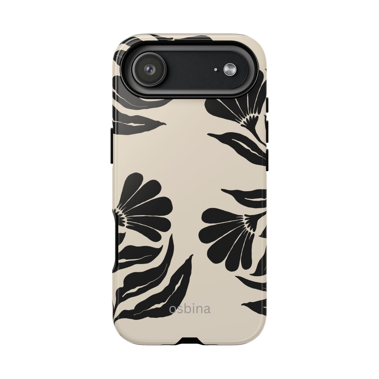 osbina | Obsidian Bloom Flower Phone Case | Modern Muse Collection