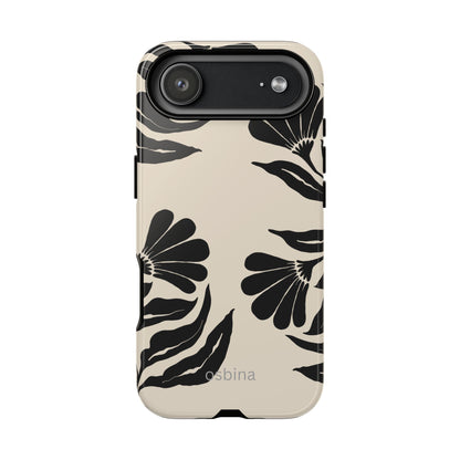 osbina | Obsidian Bloom Flower Phone Case | Modern Muse Collection