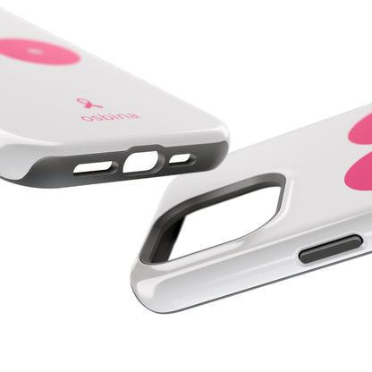 osbina |  MagSafe compatible for iPhone | Limited Edition The Check Your Tatas Case in Light Pink + Soft Pink + Hot Pink | The Pink October Collection | Inspired By