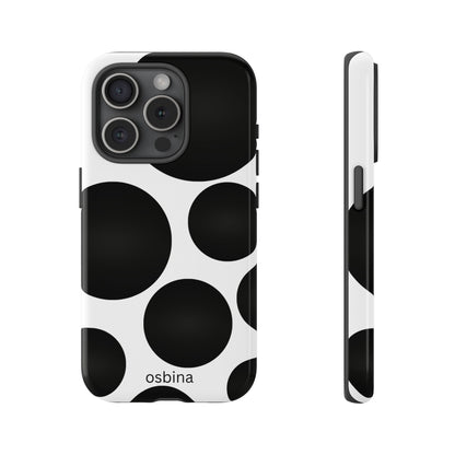 osbina | The Noir Bubbles Phone Case | Modern Muse Collection