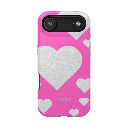 osbina | MagSafe compatible for iPhone | The Shimmering Love Case | YAYOU Collection Supporting Shine Like Sable
