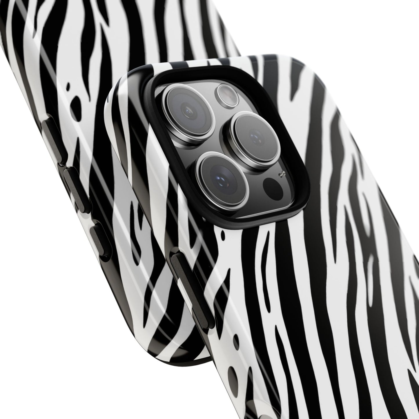 osbina | The Bengal Bold Stripe Case in White + Black | The Season Collective
