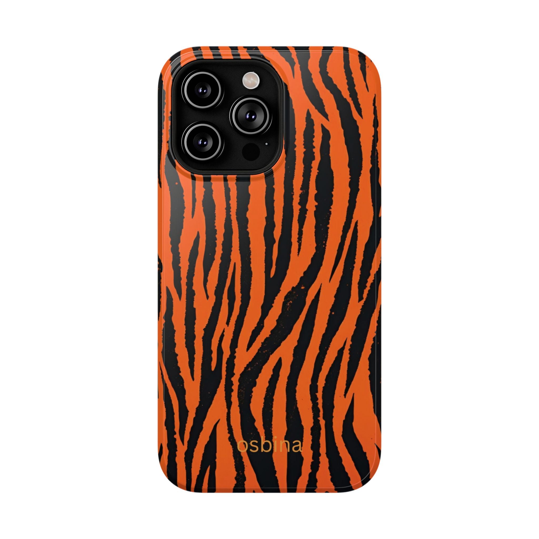 osbina | Tiger, But Make It Chic — The Bengal Stripe Case in Orange + Black | The Season Collective