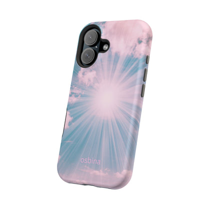 osbina | MagSafe compatible for iPhone | The Sunburst Skies Case | YAYOU Collection Supporting Shine Like Sable