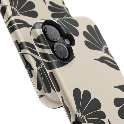 osbina | MagSafe compatible for iPhone | Obsidian Bloom Flower Phone Case | Modern Muse Collection