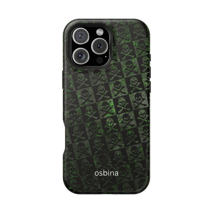 osbina | MagSafe compatible for iPhone | Skull & Crossbones Phone Case | Season Collective Collection
