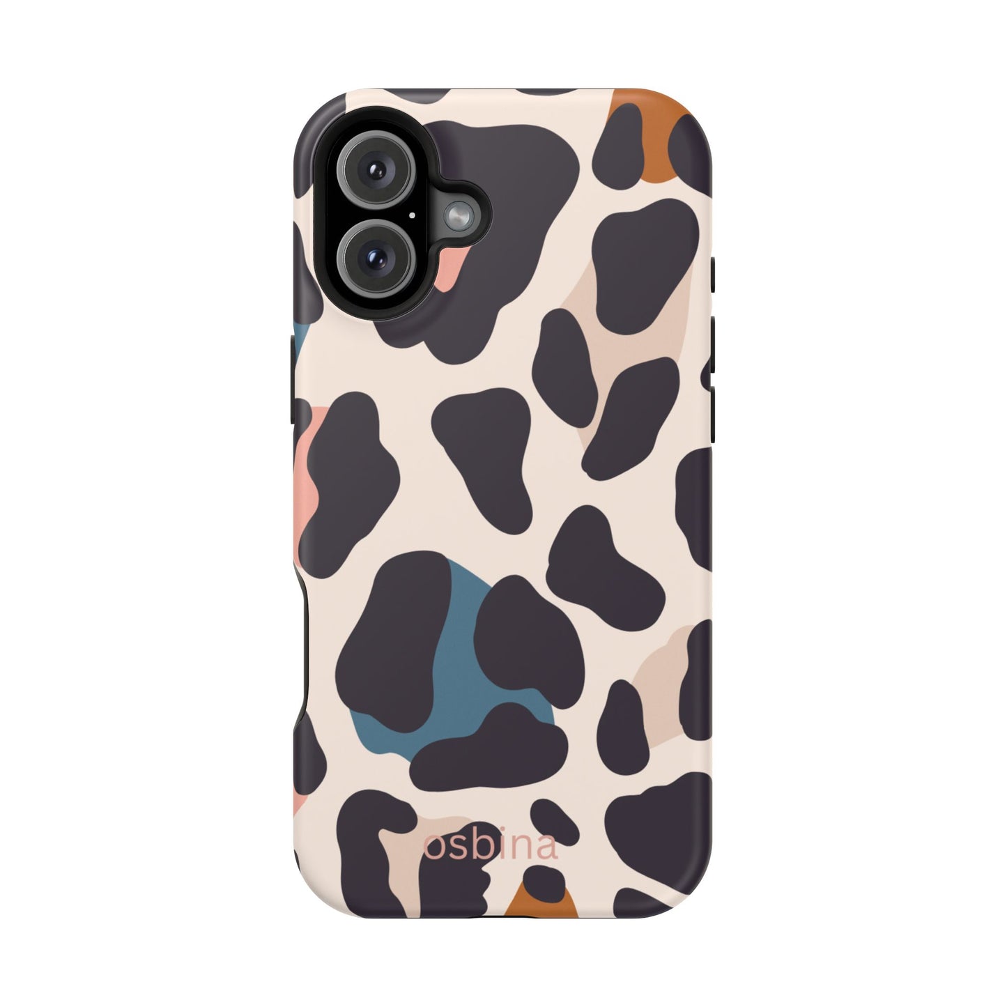 osbina | MagSafe compatible for iPhone | Leopard Luxe Color Pop Leopard Print Phone Case | Modern Muse Collection
