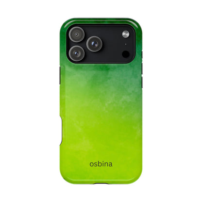 osbina | MagSafe compatible for iPhone | The Verde Glow Phone Case | Color Edit Collection