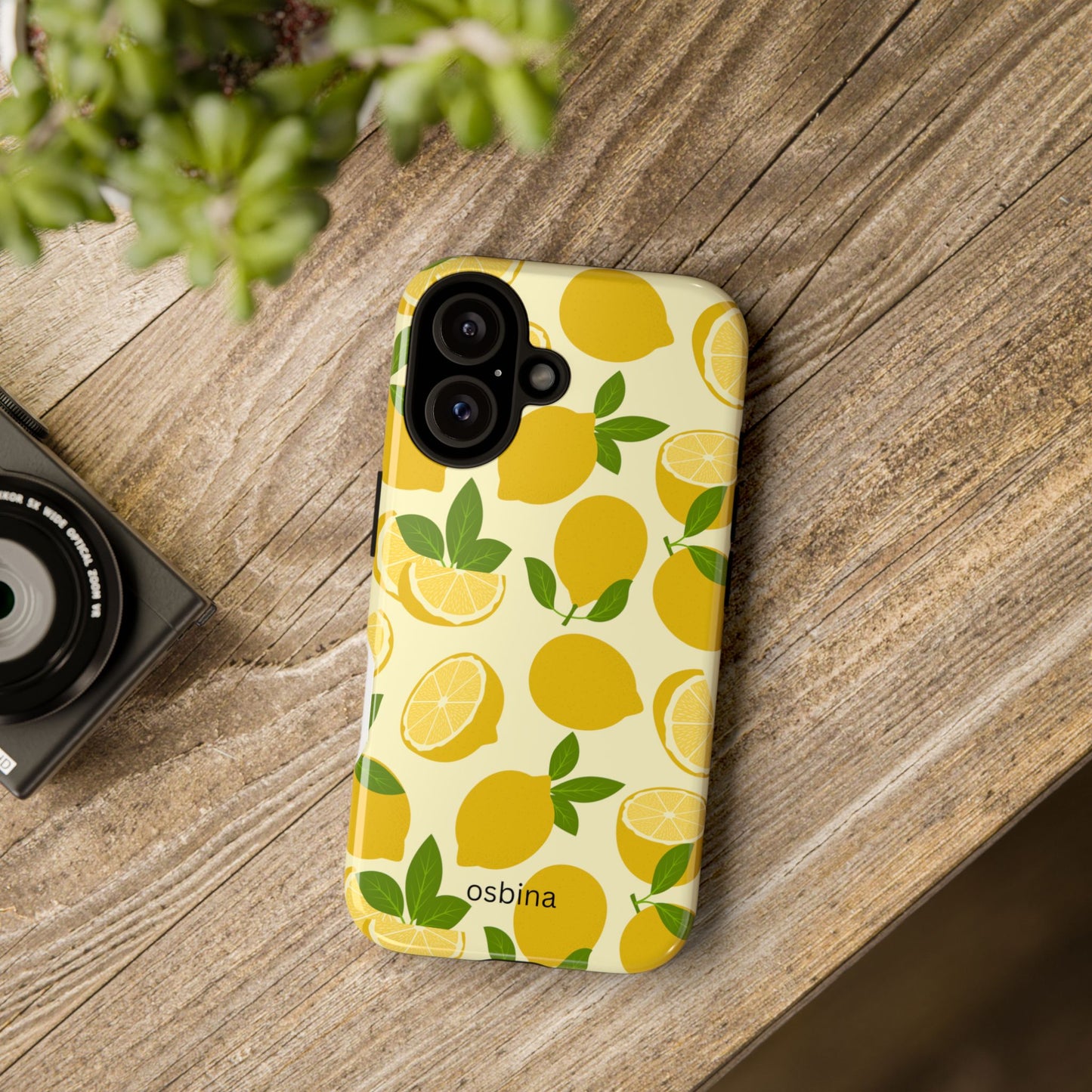 osbina | Limoncello Lemon Phone Case | Modern Muse Collection