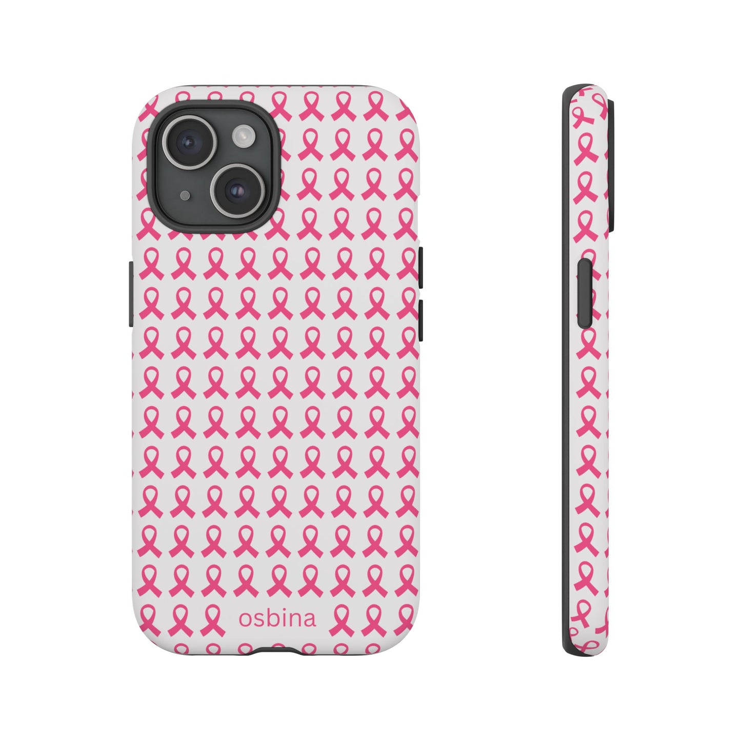 osbina | Limited Edition The Side by Side Pink Ribbon Case in Light Pink + Soft Pink + Hot Pink | The Pink October Collection | Inspired By