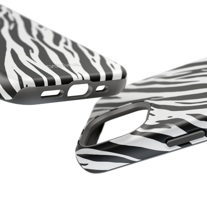 osbina | MagSafe Compatible for iPhone | The Bengal Bold Stripe Case in White + Black | The Season Collective