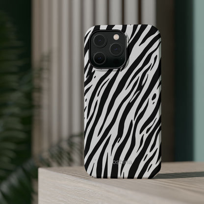 osbina | MagSafe Compatible for iPhone | The Bengal Bold Stripe Case in White + Black | The Season Collective