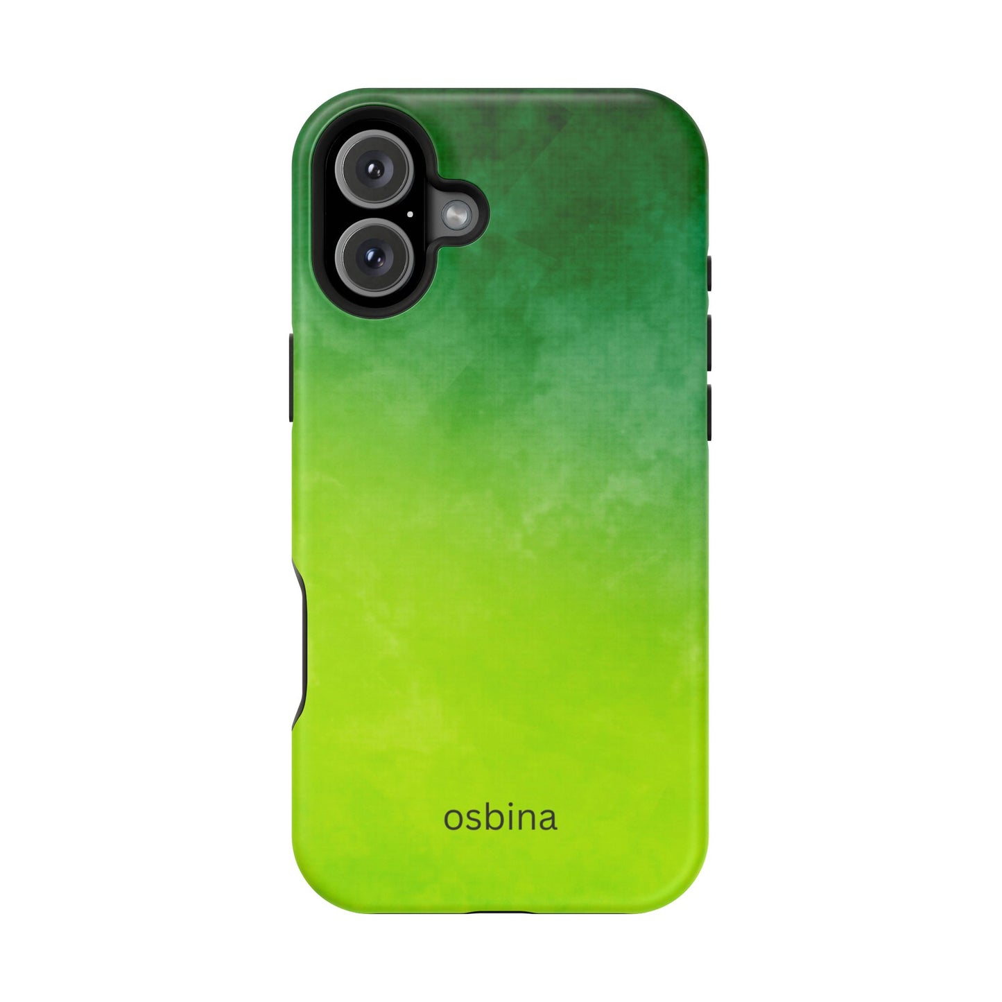 osbina | MagSafe compatible for iPhone | The Verde Glow Phone Case | Color Edit Collection