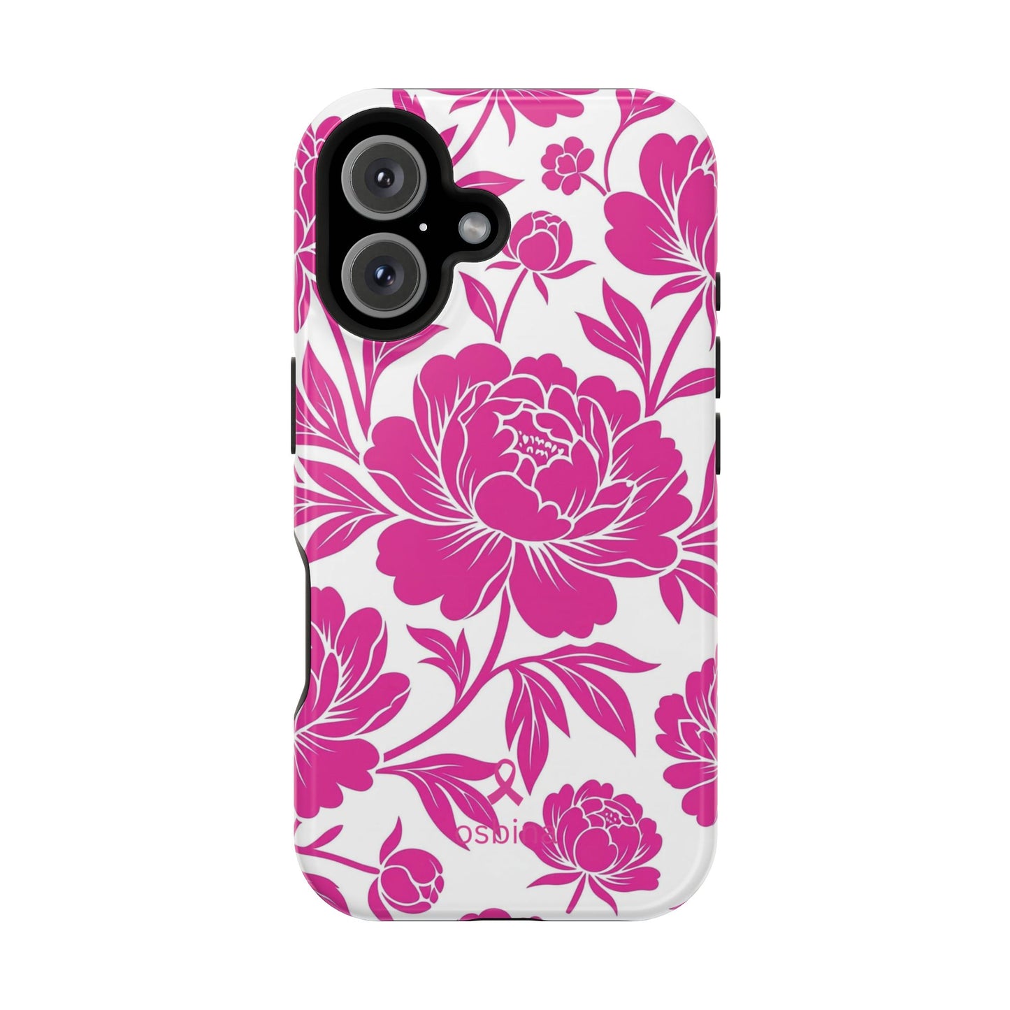 YAYOU MagSafe for iPhone | Peonies in Pink Designer Case | osbina