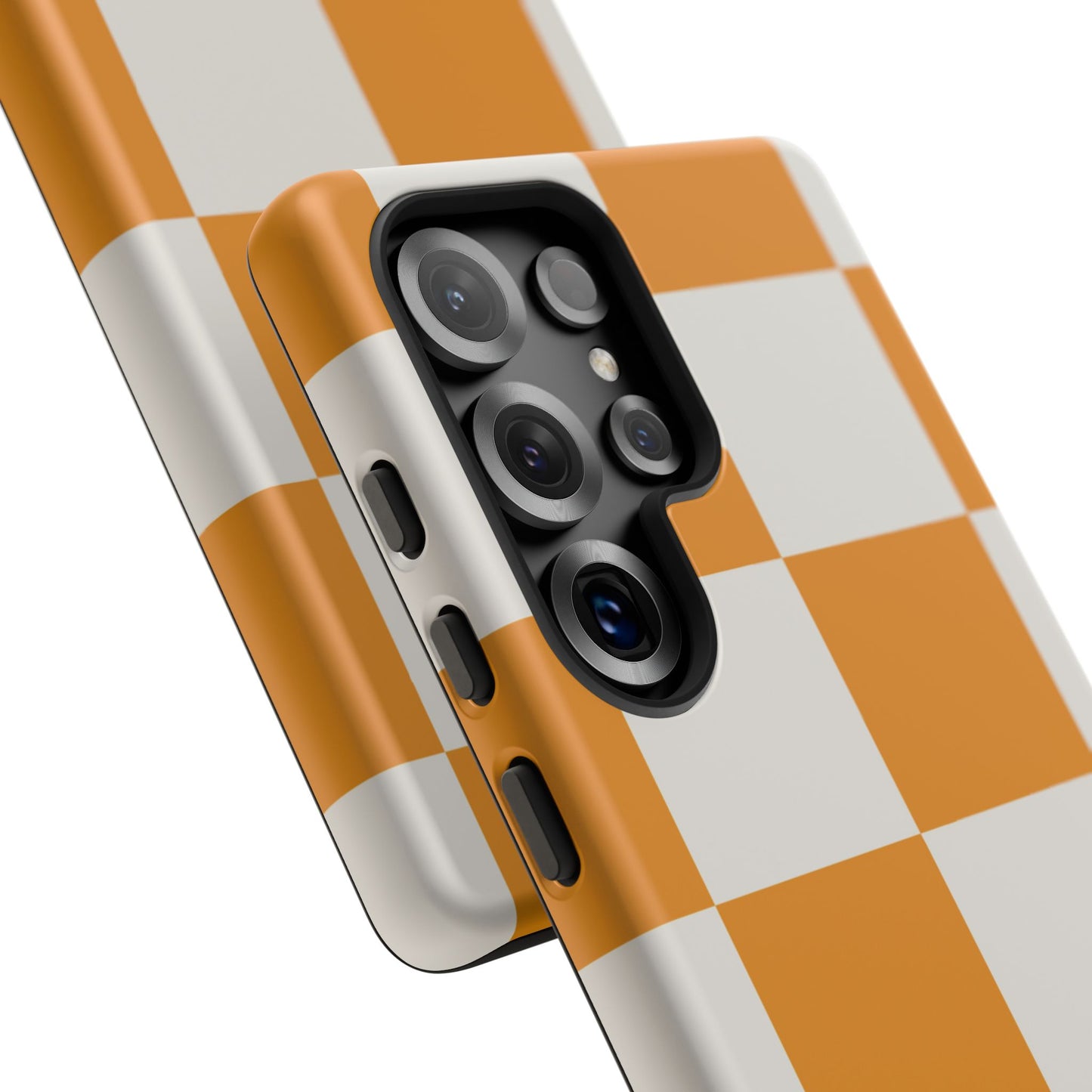 osbina | Check You Out — The Orange + White Check Case | The Season Collective