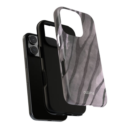 osbina | Stripes on Point — The Muted Gray + Black Tiger Case | The Season Collective