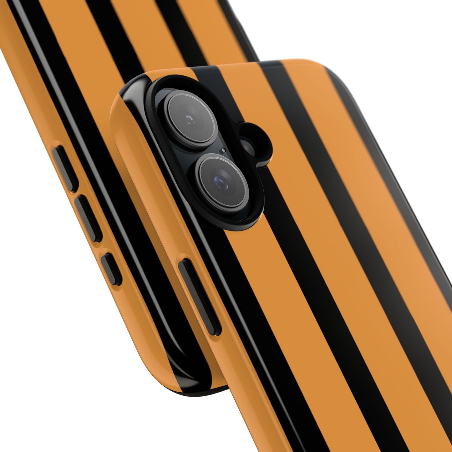 osbina | The Statement Stripe Case in Black + Orange | The Season Collective