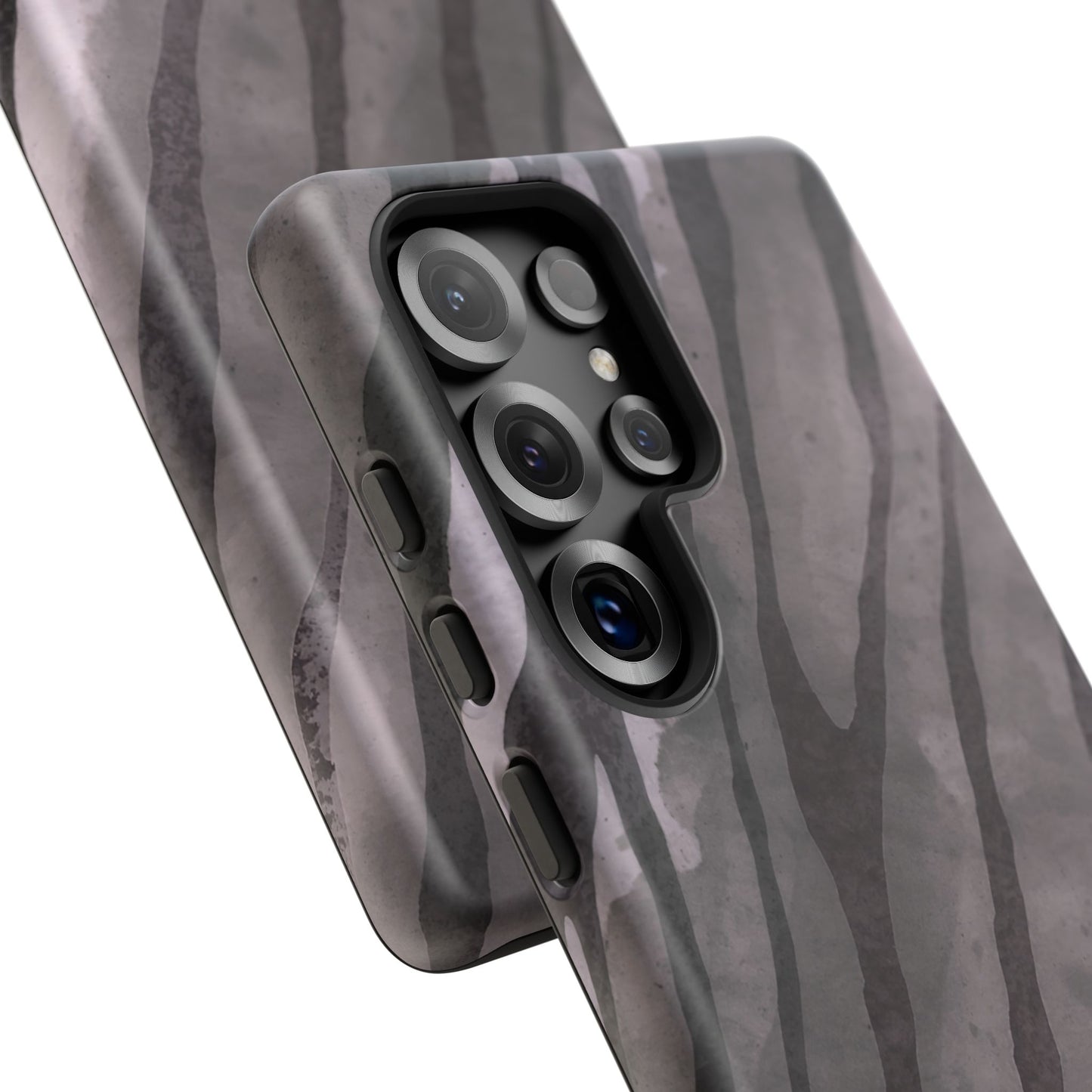 osbina | Stripes on Point — The Muted Gray + Black Tiger Case | The Season Collective